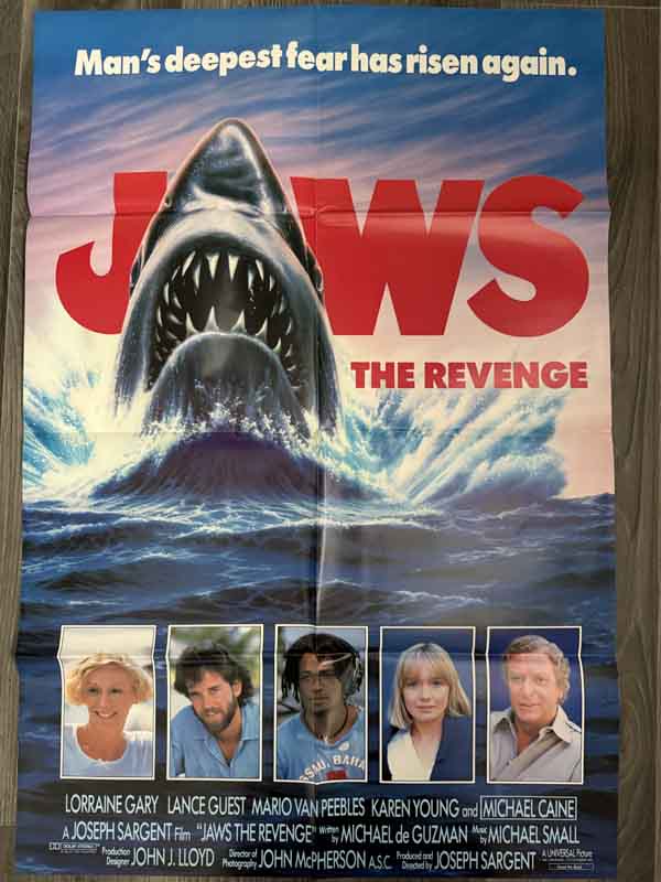 poster australian- jaws :revenge 1987 (one sheet)