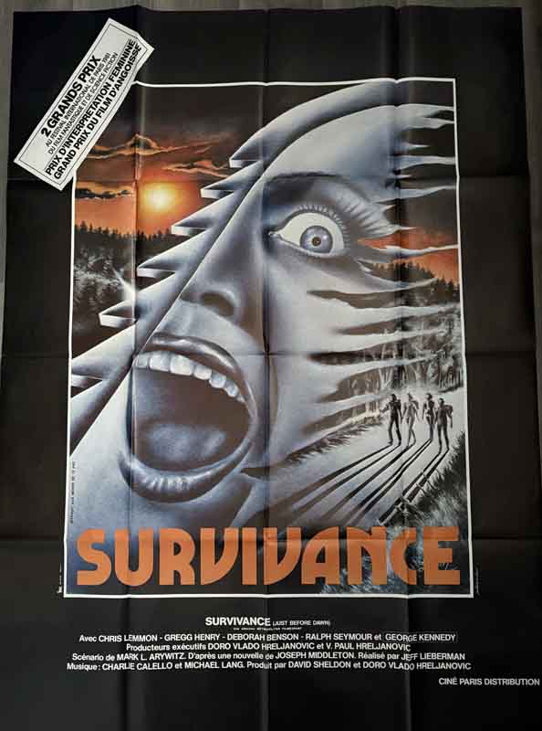 poster france- just before dawn 1981