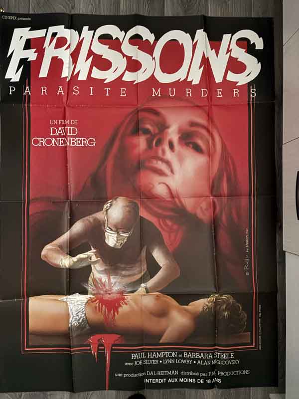 poster france- shivers 1975 cronenberg
