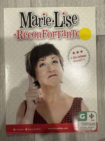 dvd- marie lise : reconfortante