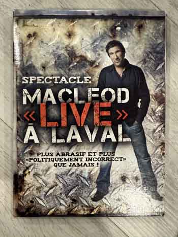 dvd- peter Macleod : Live A Laval