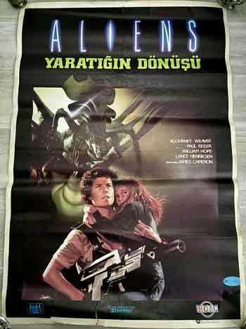 poster original turkish - aliens 1986 - Moviestuff.ca