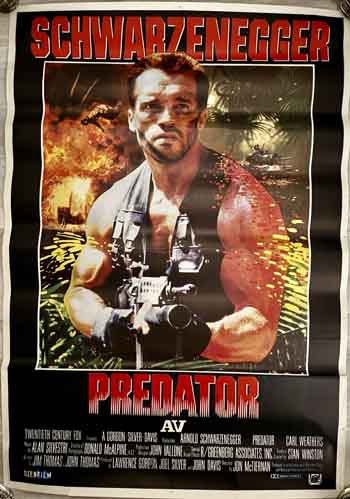 poster original turkish – predator 1987