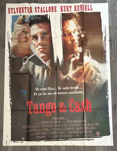 poster original france – tango & cash 1989