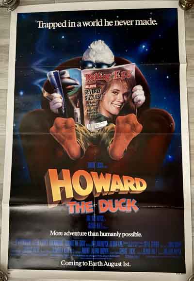 poster usa- howard the duck 1986 (one sheet)
