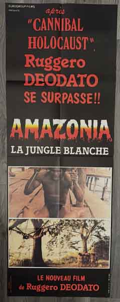 poster original france – cut and run 1985