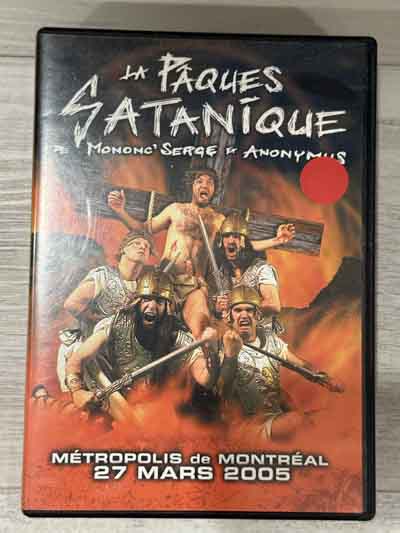 dvd- La Paque Satanique De Mononc Serge Et Anonymus