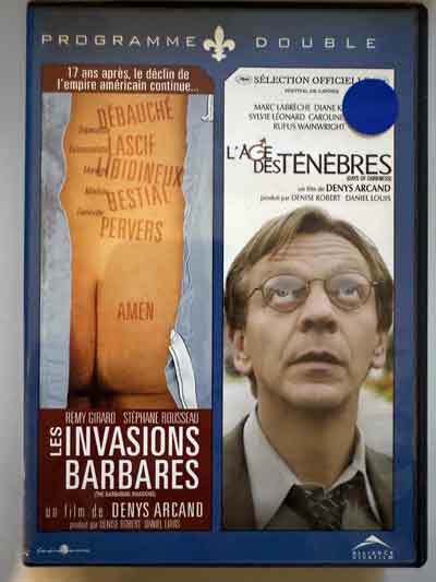 dvd – Les Invasions Barbares / L’Age Des Tenebres