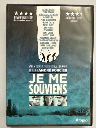 dvd – je me souviens 2009