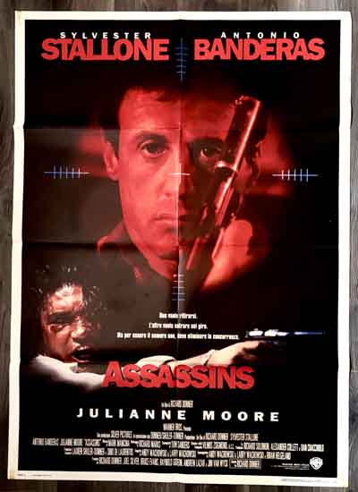 poster original italian – assassins 1995