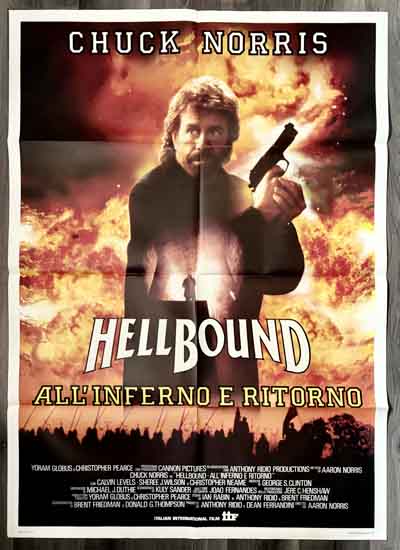 poster original italian – hellbound 1994
