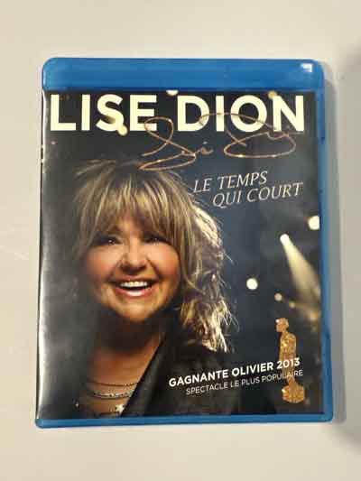 bluray – lise dion : le temps qui court
