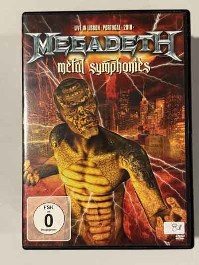 dvd – Megadeth : Metal Symphonies Live In Lisbon 2011