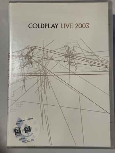 dvd – coldplay live 2003