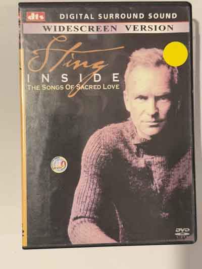 dvd – Sting : Inside the Songs of Sacred Love