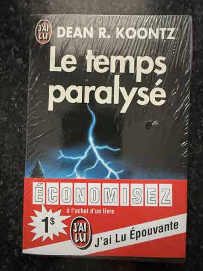 book – le temps paralyse (new,seal)