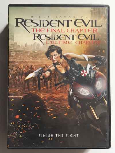 dvd – resident evil : the final chapter 2016