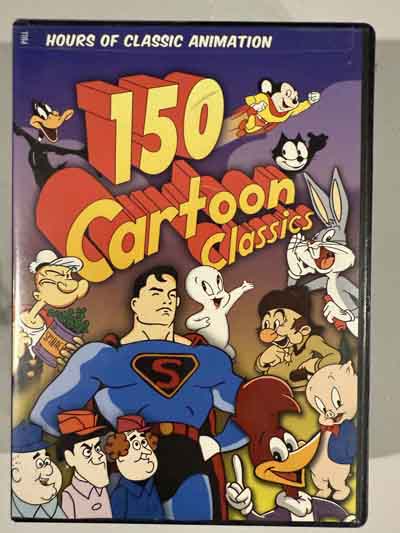 dvd – 150 Cartoon Classics