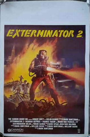 poster original belgian – the exterminator 2 (1984)