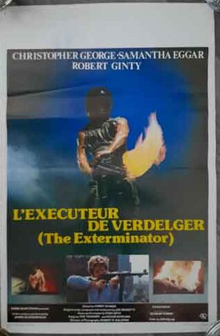 poster original belgian – the exterminator (1980)