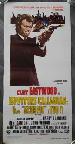 poster original italian – dirty harry (1971)