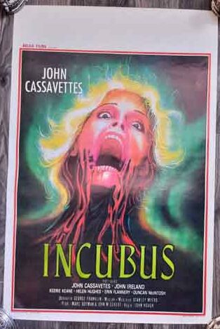 poster original belgian – incubus (1982)