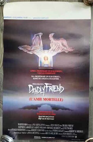 poster original belgian – deadly friend (1986)