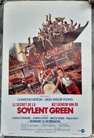 poster original belgian – soylent green (1973)
