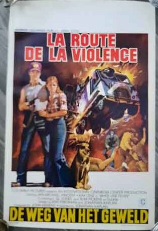 poster original belgian – white line fever (1975)