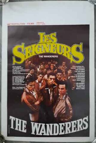poster original belgian – the wanderers (1979)