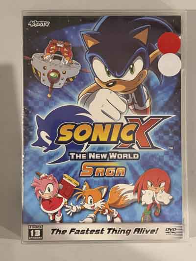 dvd – Sonic X : The New World Saga