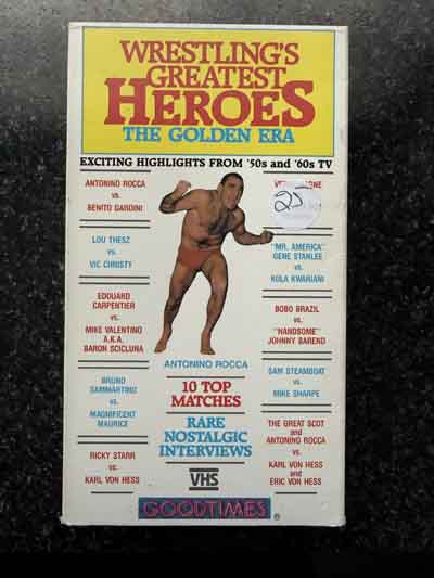 vhs – Wrestling’s Greatest Heroes : The Golden Era (1986)