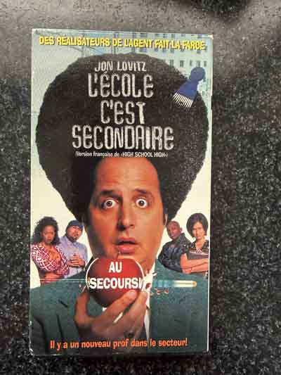 vhs – l’ecole c’est secondaire (1996)
