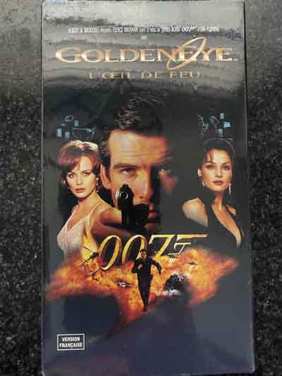 vhs – goldeneye (1995) new,seal