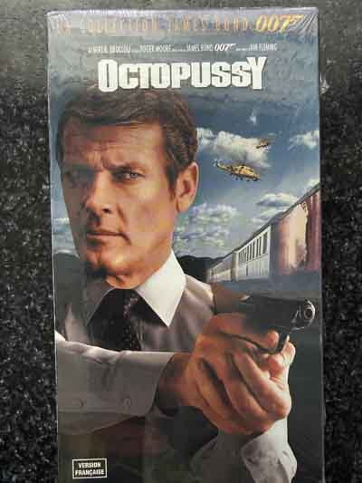 vhs – octopussy (1983) new,seal