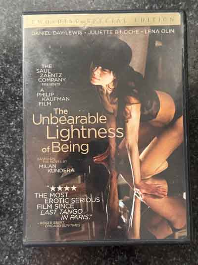 dvd – The Unbearable Lightness of Being (1988) Special Edition)