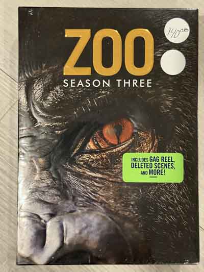 dvd – Zoo: Season Three (2017) new seal