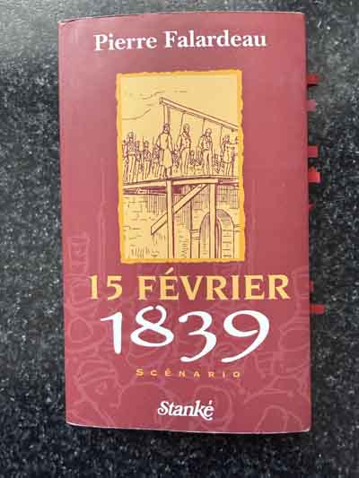 book – 15 fevrier 1839 (pierre falardeau)