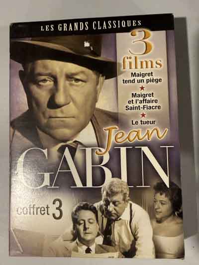 dvd – Les Grands Classiques : 3 Films Jean Gabin (Coffret 3)