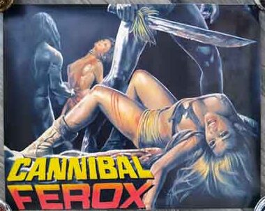 poster original usa – cannibal ferox (1981)