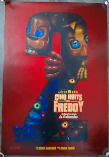 poster original canadian – five nights at freddy’s 2 (2025)