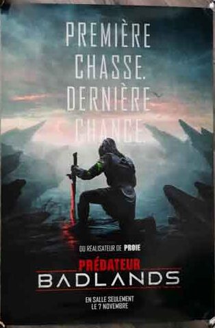 poster original canadian – predator : badlands (2025)