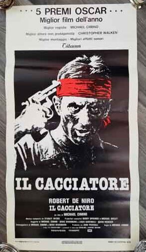 poster original italian – the deer hunter (1978)