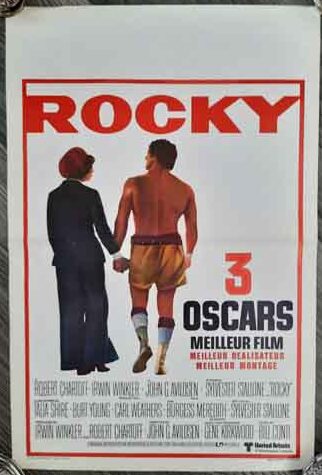 poster original belgian – rocky (1976)