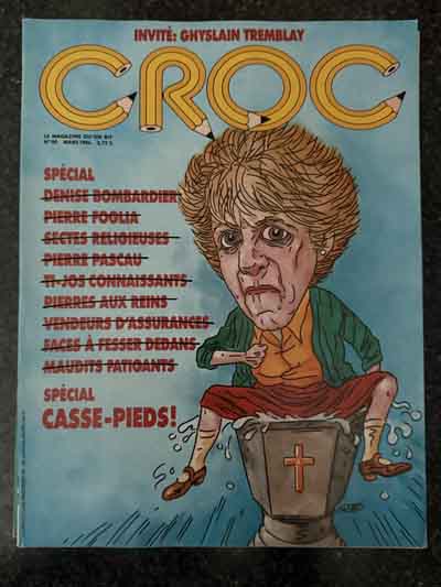 magazine – croc : #80 (1986) special casse pieds !