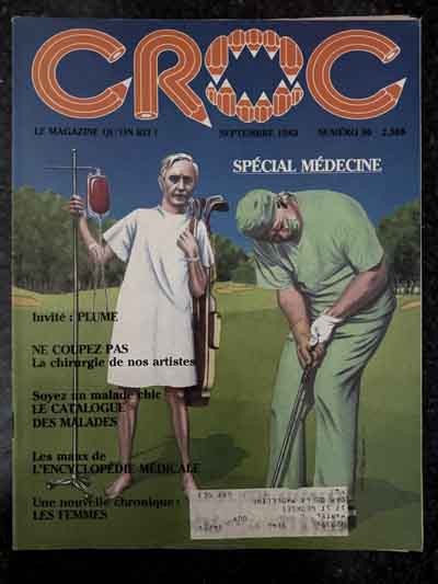magazine – croc : #50 (1983) special medecine
