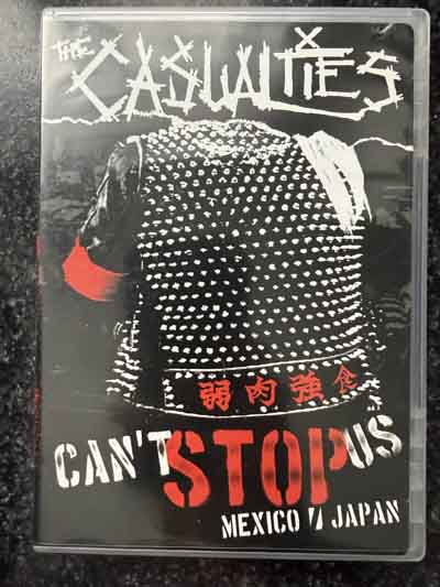 dvd – The Casualties – Cant Stop Us : Mexico/japan (2006)