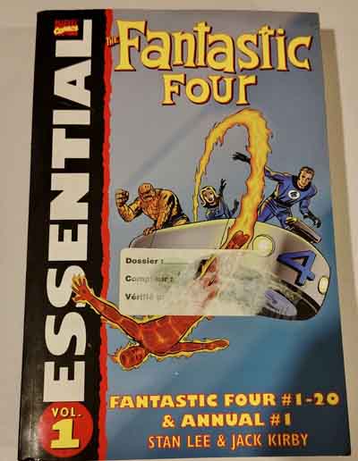 comic book – Essential Fantastic Four, Vol 1 (Marvel Essentials)