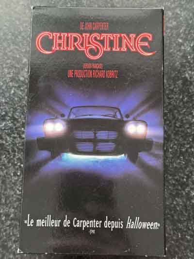 vhs – christine (1983)