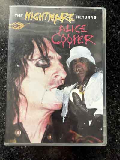 dvd – Alice Cooper : The Nightmare Returns